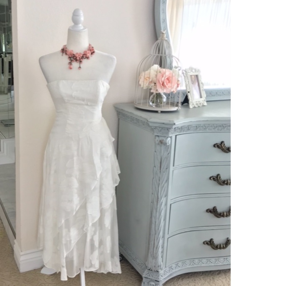 NWT Shoshanna Layered High Low Dress